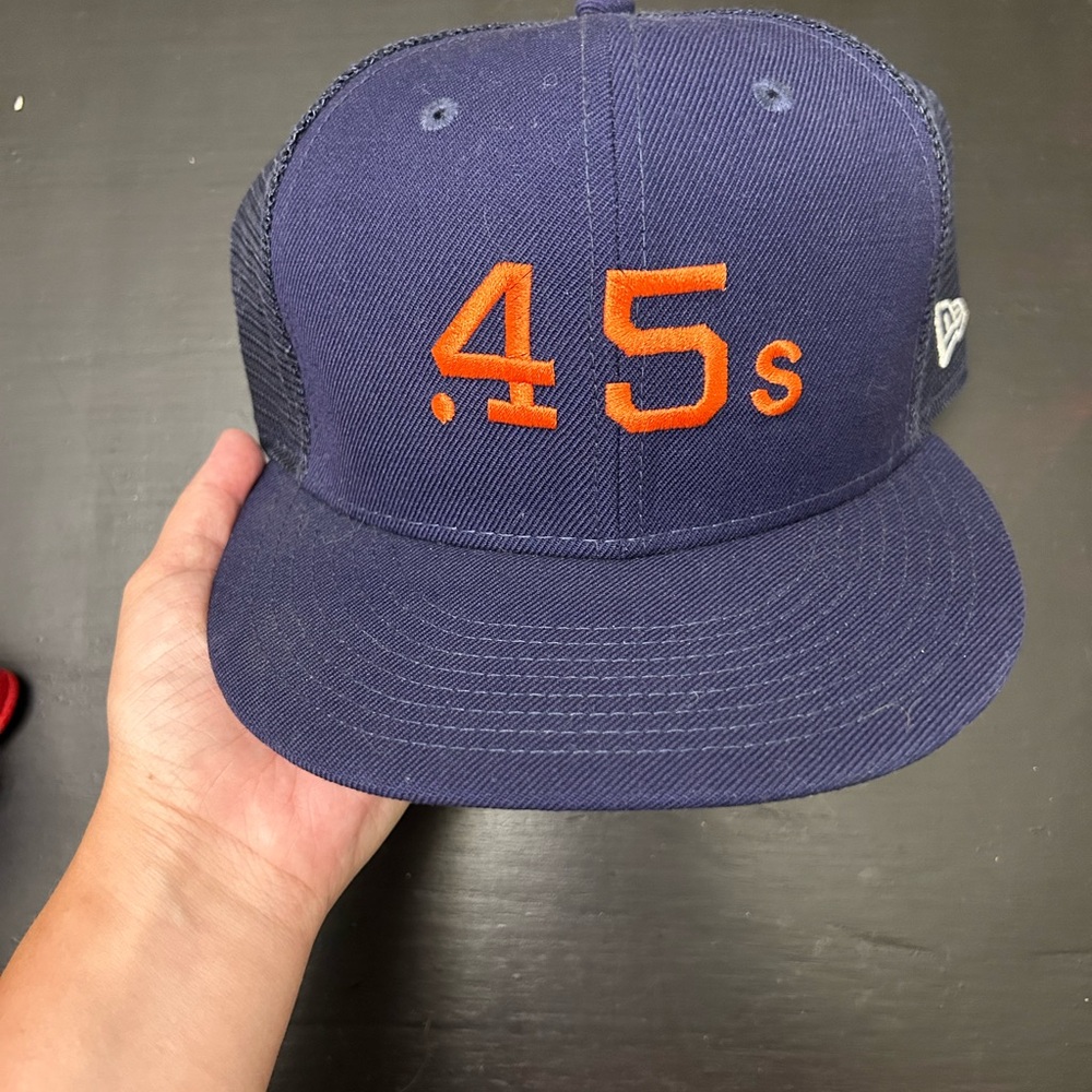 Houston Colt 45s Navy New Era 59Fifty Fitted size 7.5